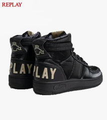 Replay Womens Epic High Stand Out Shoes Black