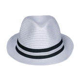 Urban Supply Mens Ballito Hat In White/Black