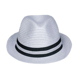 Urban Supply Mens Ballito Hat In White/Black