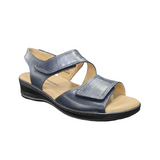 Hush Puppies Ladies Giovanna Nappa Shoes In Blue