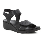 Hush Puppies Womens Dolores Calf Leather Shoes In Black