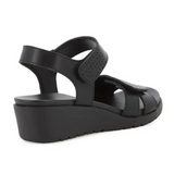 Hush Puppies Womens Dolores Calf Leather Shoes In Black