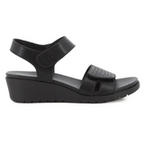 Hush Puppies Womens Dolores Calf Leather Shoes In Black