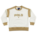 Polo Girls Hailey Printed Sweater Off White