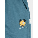 Ben Sherman Mens Happy Bear Fleece Shorts In Blue