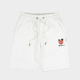 Ben Sherman Mens Happy Bear Fleece Shorts In Off White