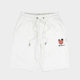 Ben Sherman Mens Happy Bear Fleece Shorts In Off White