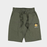 Ben Sherman Mens Happy Bear Fleece Shorts In Tundra
