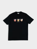 Ben Sherman Happy Bears Chenille Appliq B Mens T-Shirt In Black
