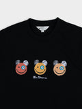 Ben Sherman Happy Bears Chenille Appliq B Mens T-Shirt In Black
