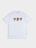 Ben Sherman Mens Happy Bears Chenille White T-Shirt