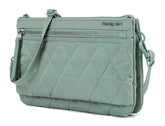 Hedgren Inner City Cossover Rfid 3Cmpt Quilted Sage