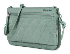 Hedgren Inner City Cossover Rfid 3Cmpt Quilted Sage