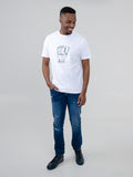 Ben Sherman Mens Hidden Ace T-Shirt In White