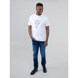 Ben Sherman Mens Hidden Ace T-Shirt In White