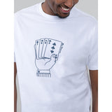 Ben Sherman Mens Hidden Ace T-Shirt In White