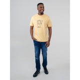 Ben Sherman Mens Hidden Ace T-Shirt In New Wheat