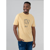 Ben Sherman Mens Hidden Ace T-Shirt In New Wheat