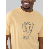 Ben Sherman Mens Hidden Ace T-Shirt In New Wheat