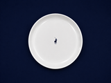 Polo Classic High Rim Fish Plate 4 Piece Set In White
