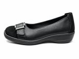 Hotter Ladies Trust Shoes In Black