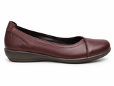 Hotter Womens Robyn II Shoes In Wine Metallic