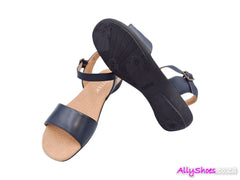 Hotter Ladies Tropic Shoes In Navy