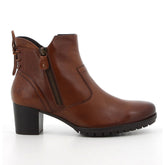 Hush Puppies Ladies Nelly Nappa Boots In Cognac