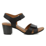 Hush Puppies Ladies Camille Leather Heels In Black
