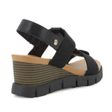 Hush Puppies Ladies Nyx Leather Shoes In Black
