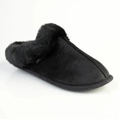 Hush Puppies Ladies Virginia Slippers in Black
