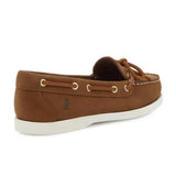 Hush Puppies Womens Yarmouth Gingko Tuumbled Nubuck Shoes In Cognac