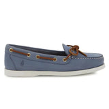 Hush Puppies Womens Yarmouth Gingko Tuumbled Nubuck Shoes In Light Blue