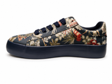 Hush Puppies Ladies Soft Fordon Floral Mono In Navy Multi