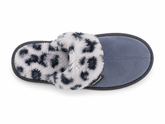 Hush Puppies Womens Lunara Mule Slippers In Navy Leopard