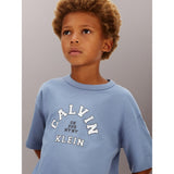 Calvin Klein Boys Varsity Graphic T-Shirt In Blue