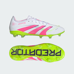 Adidas Preditor Pro Fg Soccer Shoes White & Pink