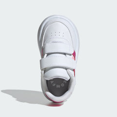 Adidas Girls Breaknet 2.0 Sneakers In White & Pink