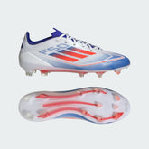 Adidas Unisex F50 Pro FG Soccer Boots In Cloud White / Solar Red / Lucid Blue