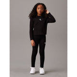 Calvin Klein Girls Logo Legging In Black