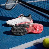 Adidas Mens Barricade 13 Tennis Shoes White & Red