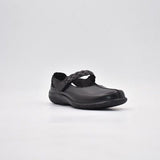 Hush Puppies Womens Fire Leather Shoes In Black