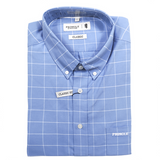 Pringle Mens Oscar Short Sleeve Classic Oxford Shirt In Blue
