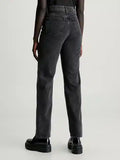 Calvin Klein High Rise Straight In Black