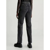 Calvin Klein High Rise Straight In Black