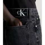 Calvin Klein High Rise Straight In Black