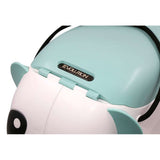 Evolution Unisex Kiddies Panda Trolley Ride On Luggage Case In Mint/White