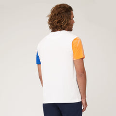 Harmont & Blaine Irl210021223 Color Block Tshirt 100 White