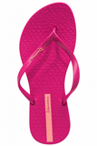 Ipanema Ladies Wave Fem Sandals In Dark Pink