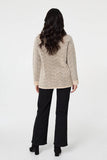 Izabel London Ladies Buon Hrouh Soft Jacket In Beige